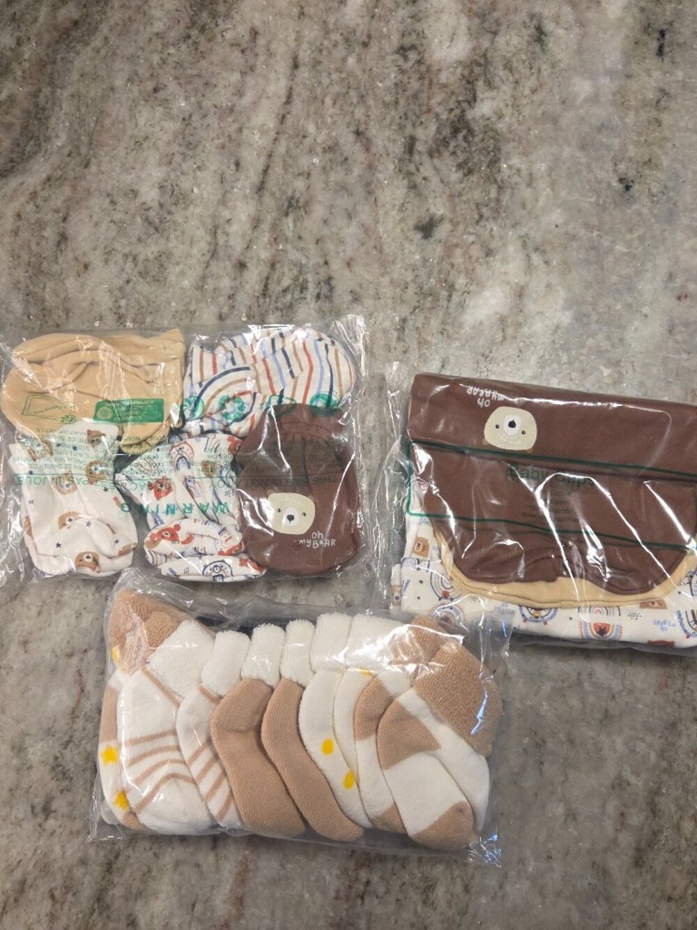 *NEW UNOPENED* Baby Boy Socks, Hats, Mittens